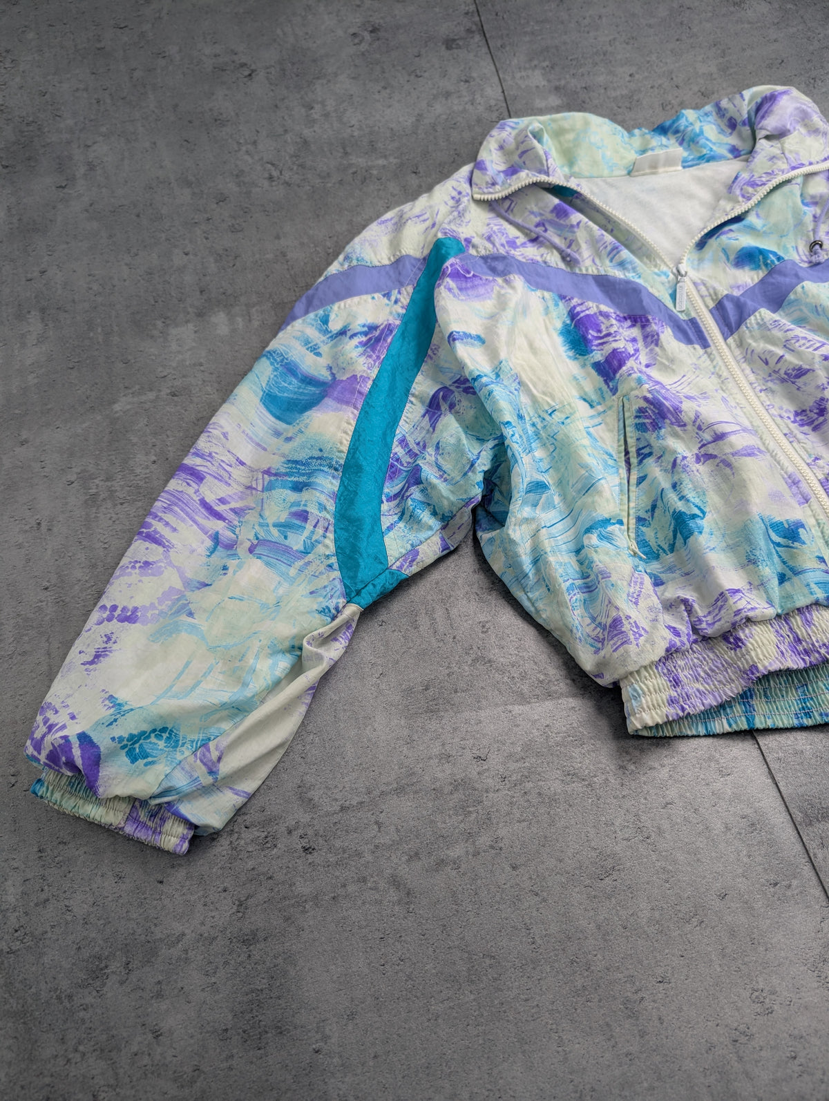90s Adidas Mixed Colors Pallet Vintage Windbreaker ZIP UP Jacket