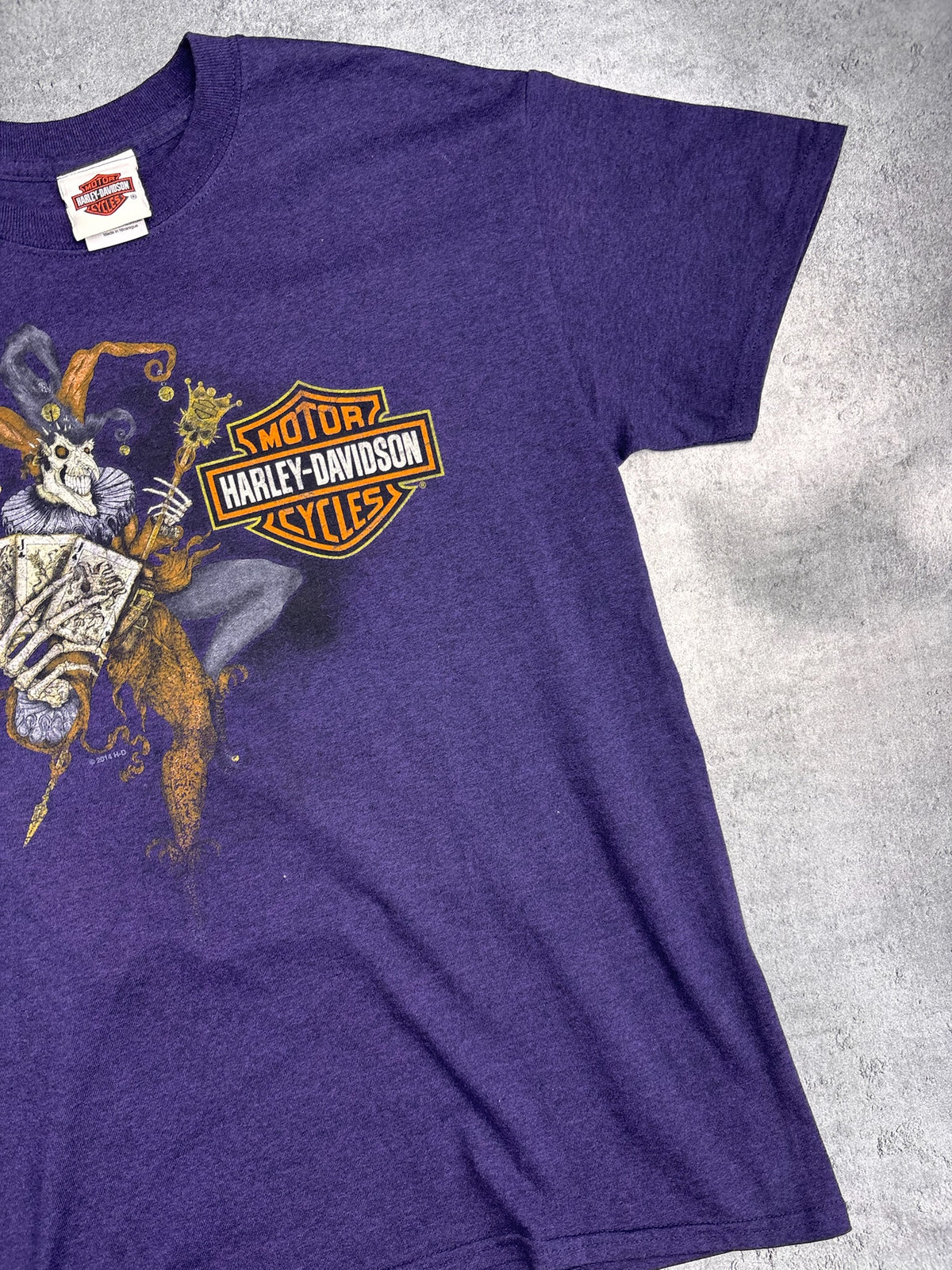 Joker 2000s Harley Davidson Graphic Tee Shirt