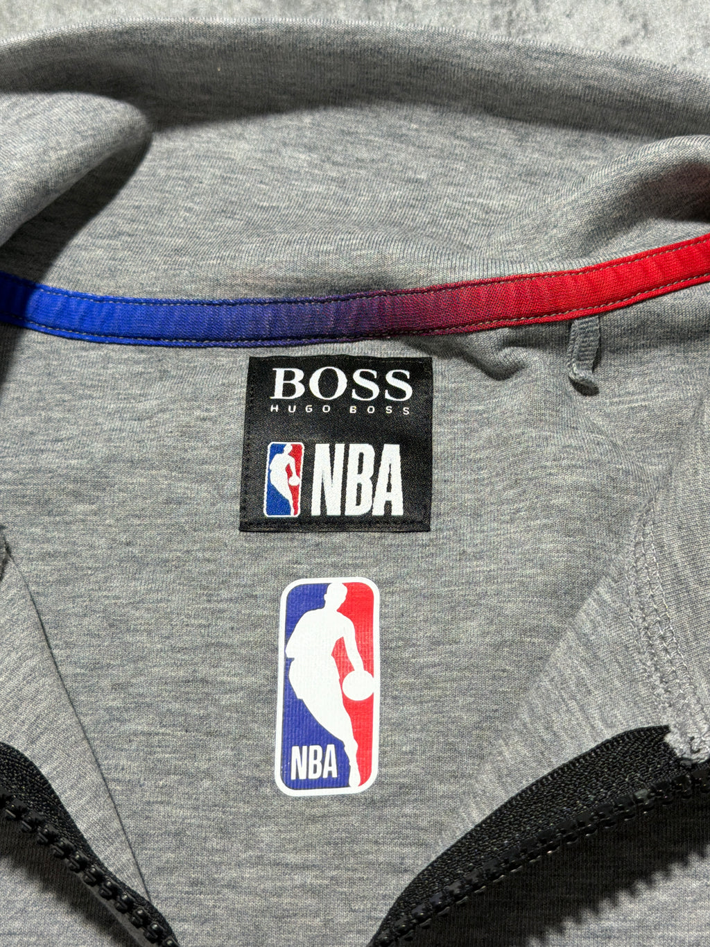 Hugo Boss x NBA sweatshirt crewneck quarter zip rare bluza