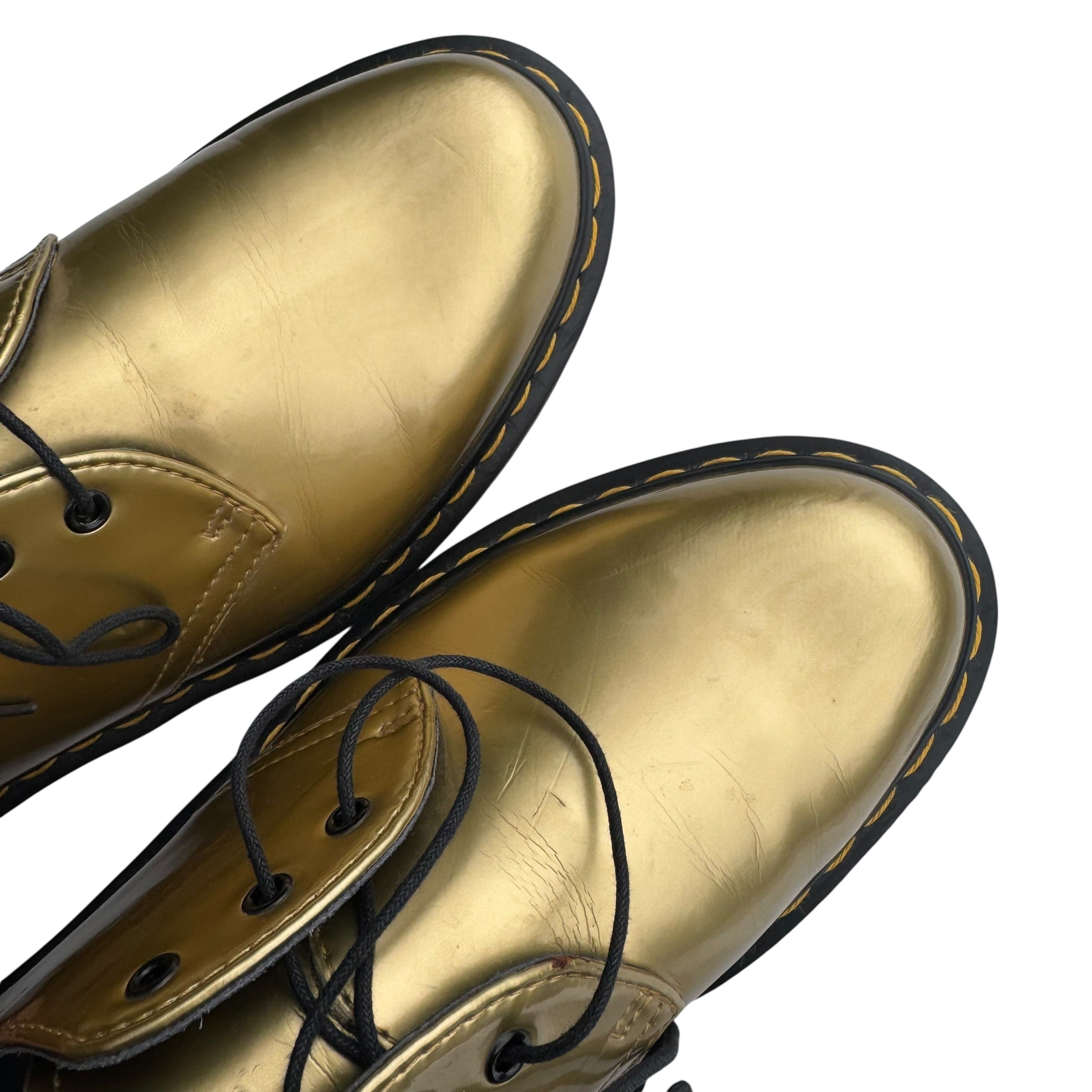 1461 GOLD spectra patent Oxford doc martens dr buty loafersy martensy 42