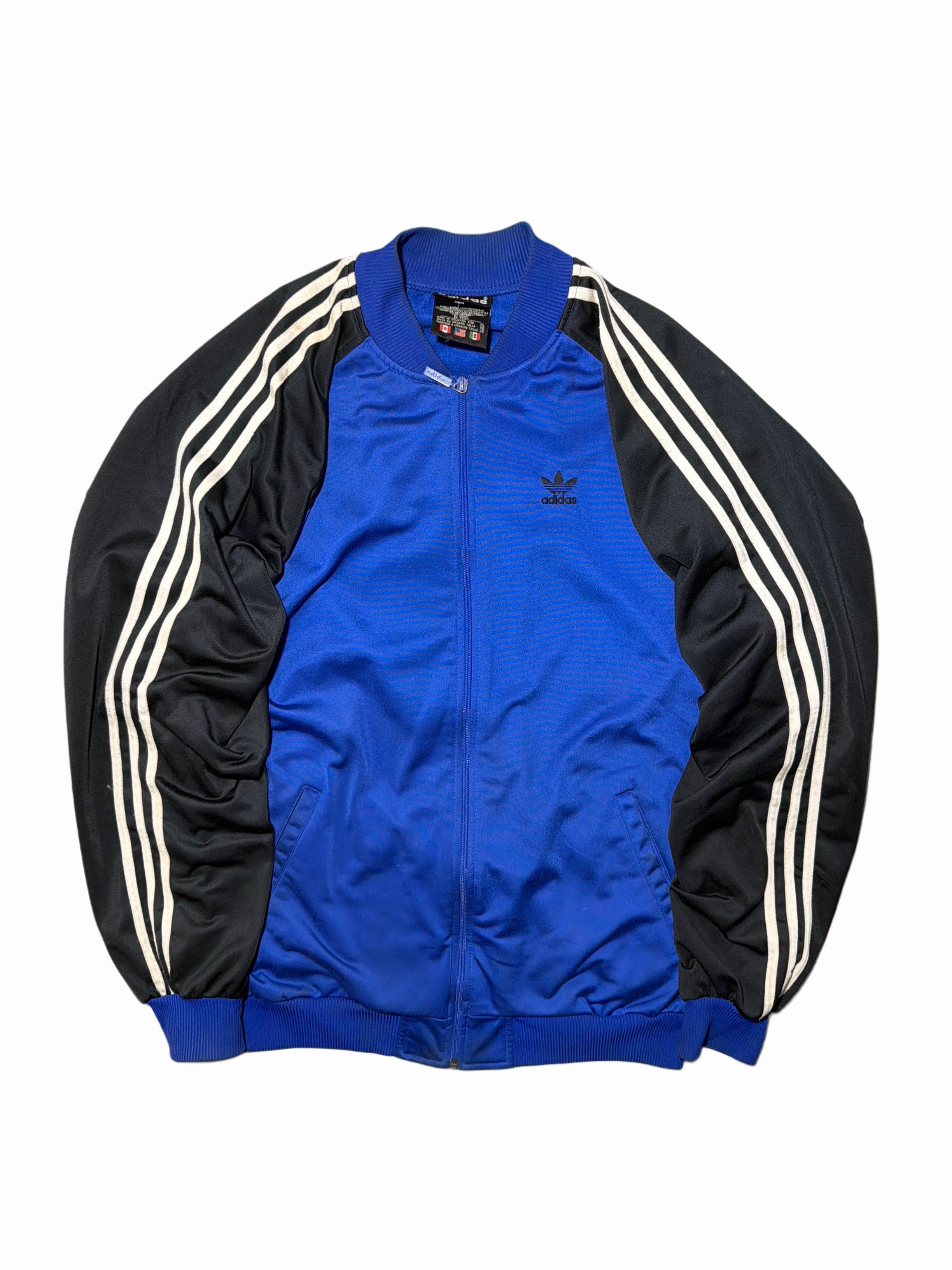 90s Adidas Orginals tracksuit zip up hoodie bluza vintage