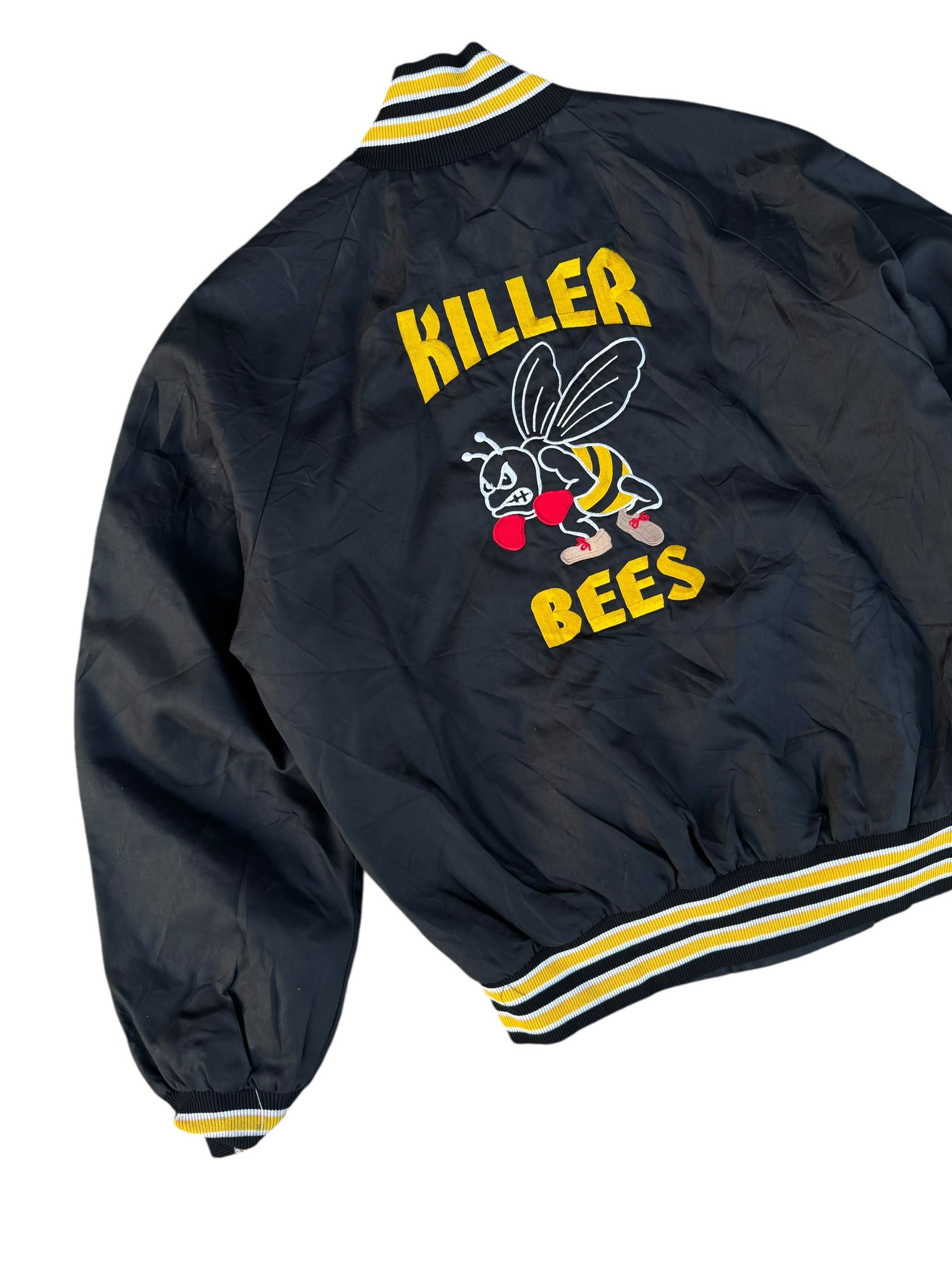 Killer Bees Vintage 90s Kurtka Bomberka embroidered personalized true vintage amerykanski