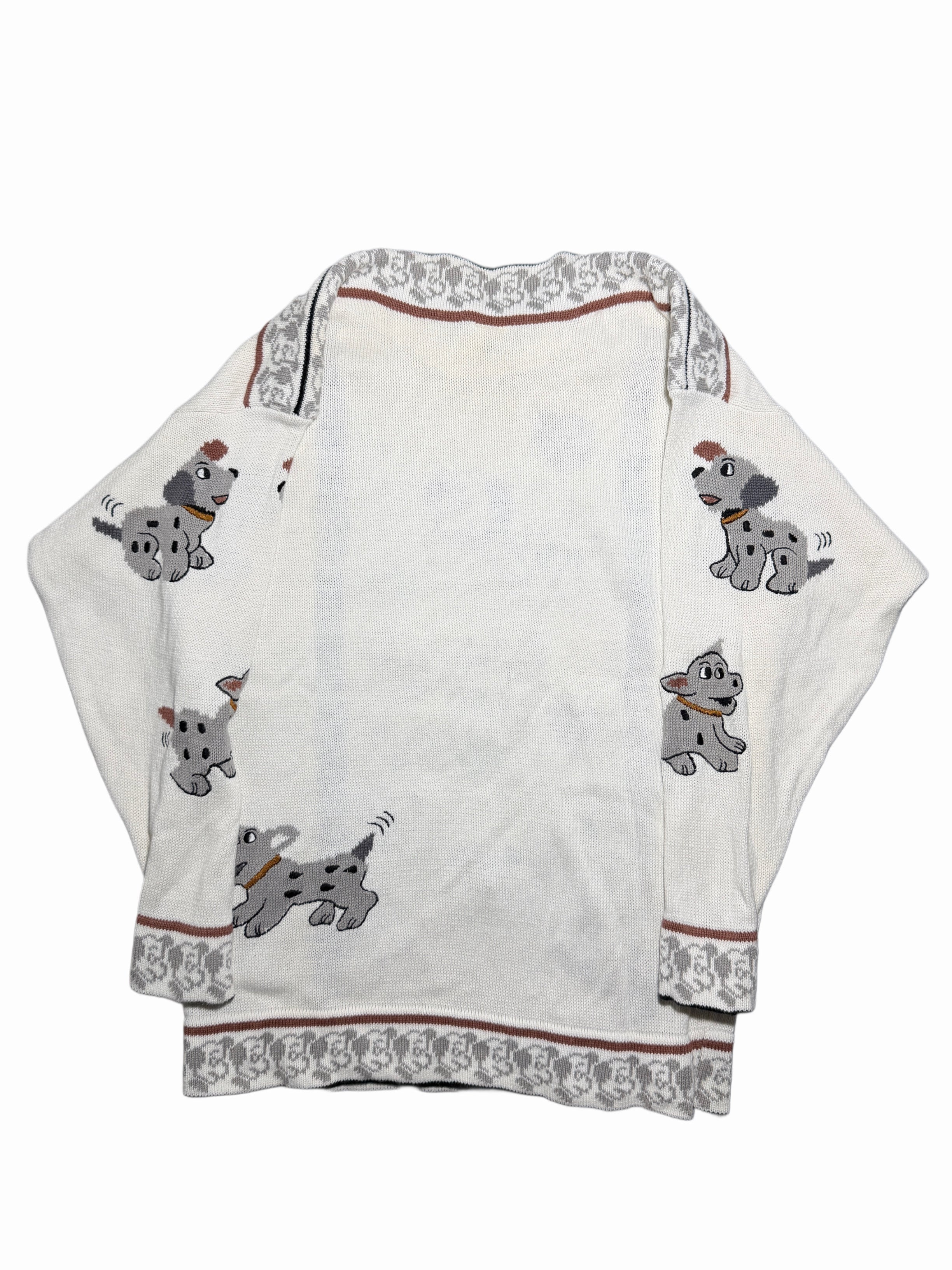 2000s Knit Dogs pieski cute sweter