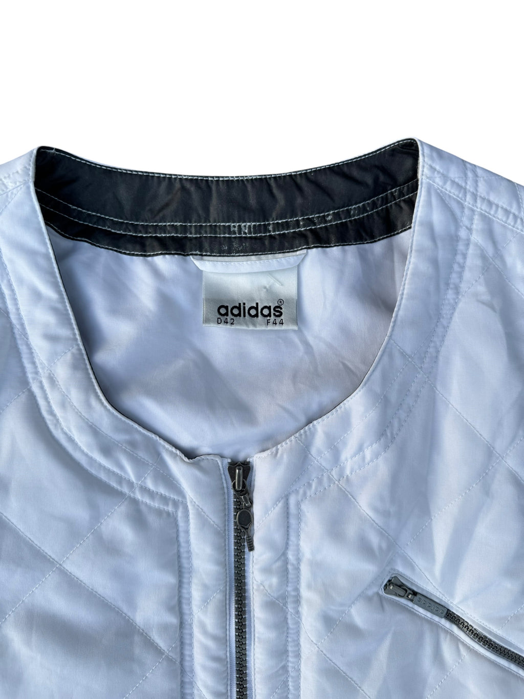 90s Kamizelka Bezrękawnik Adidas Vintage Kurtka Rozpinana Layering Streetwear Tennis
