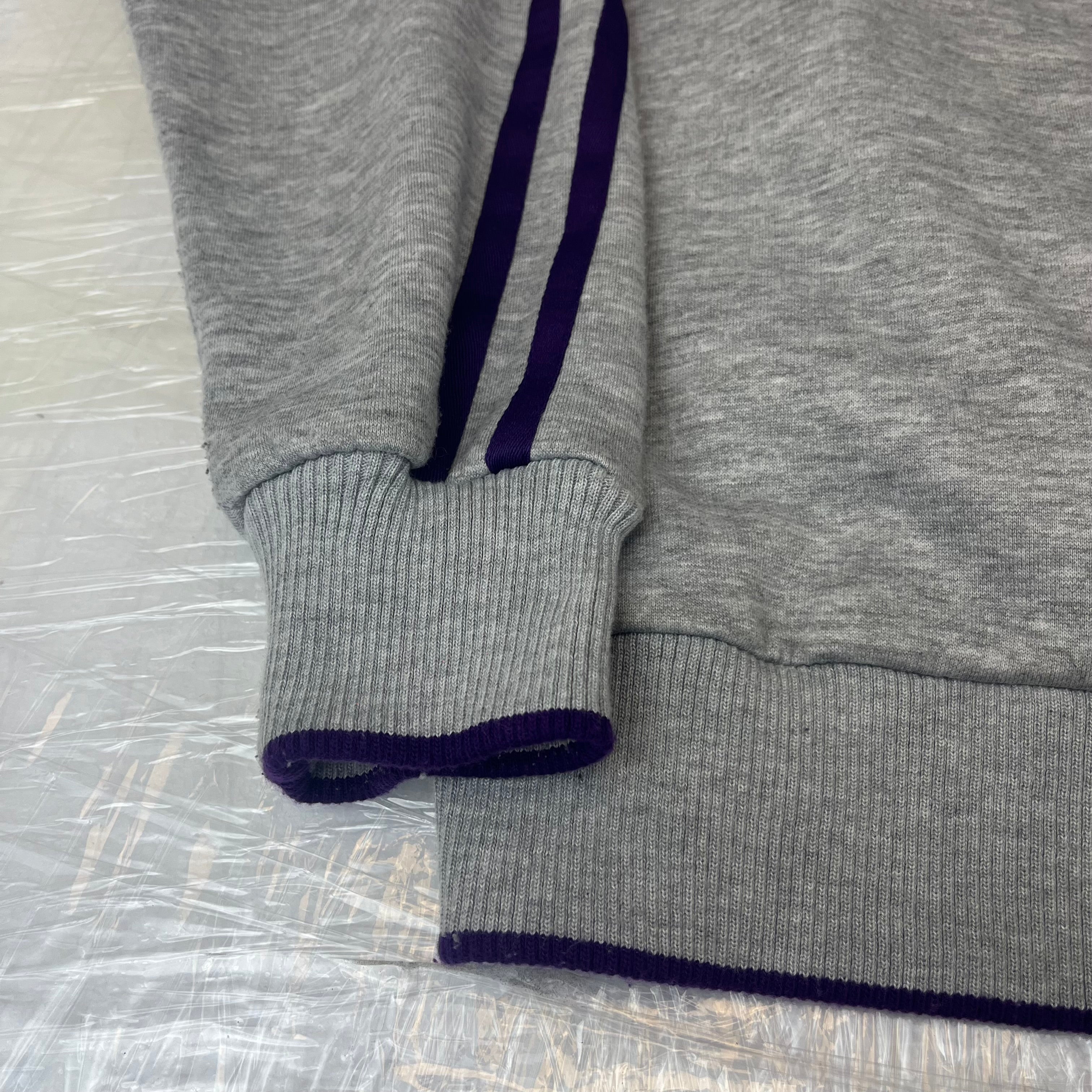 Grey Lonsdale London Zip Up Hoodie szarą rozpinaną sportowa bluza