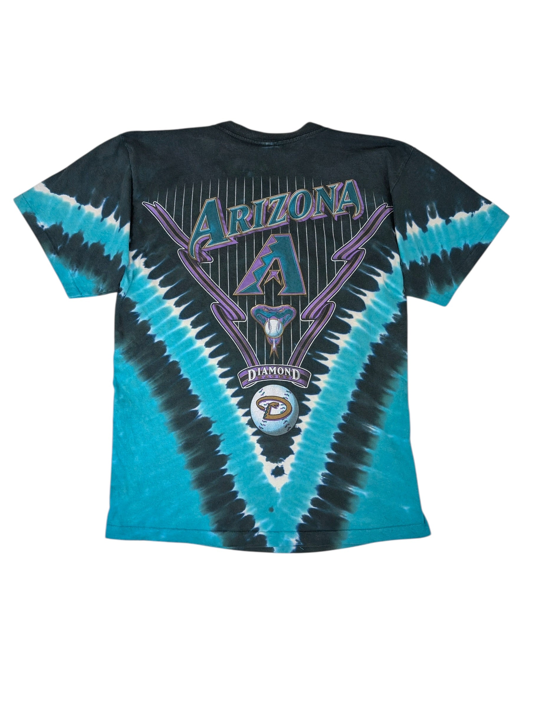 90s Arizona Diamondbacks RARE mlb koszulka tie dye AOP z nadrukiem vintage