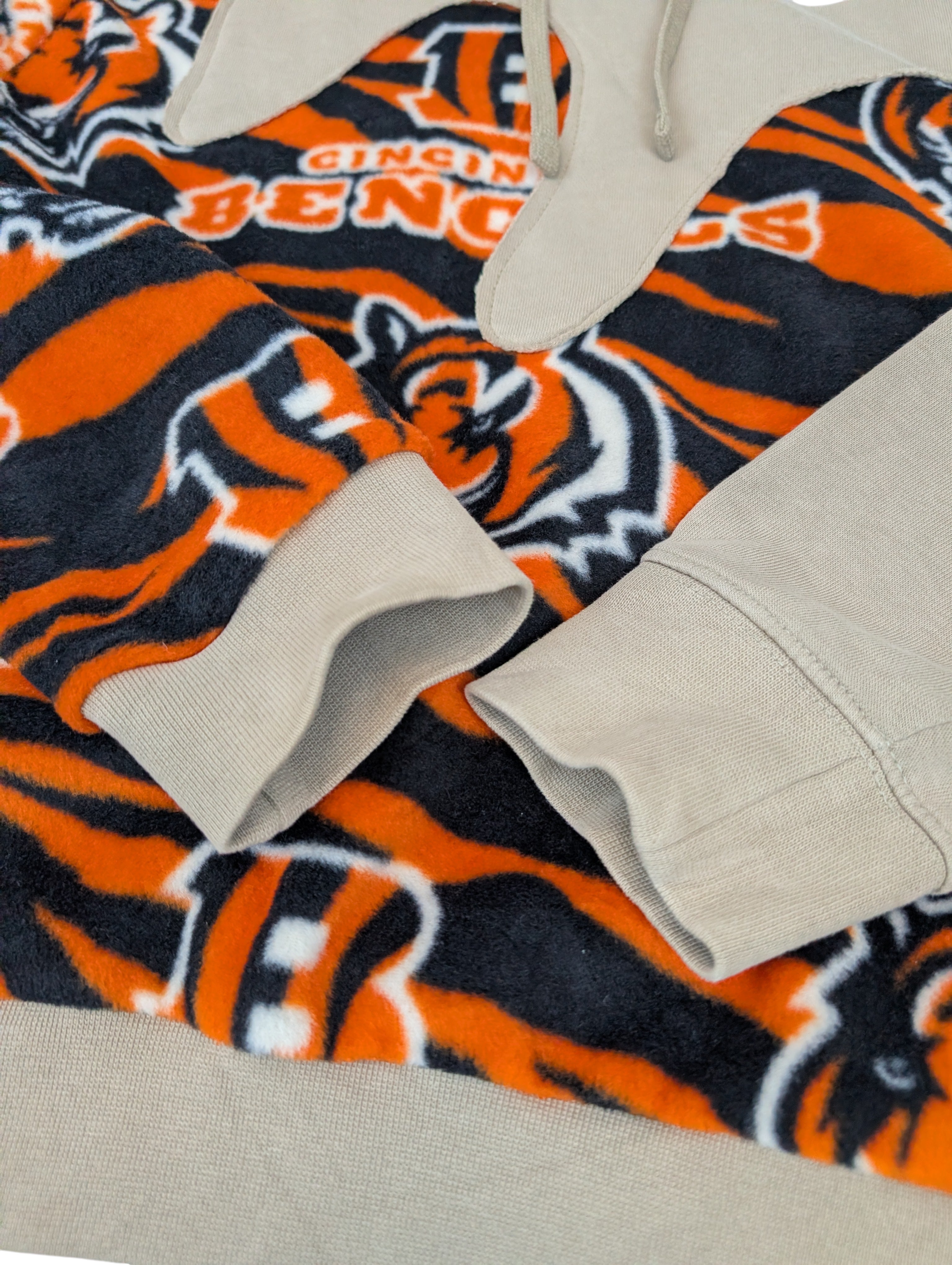 Nike upcyckling bluza z kapturem z Koca Cincinnati bengals NFL sportowa vintage