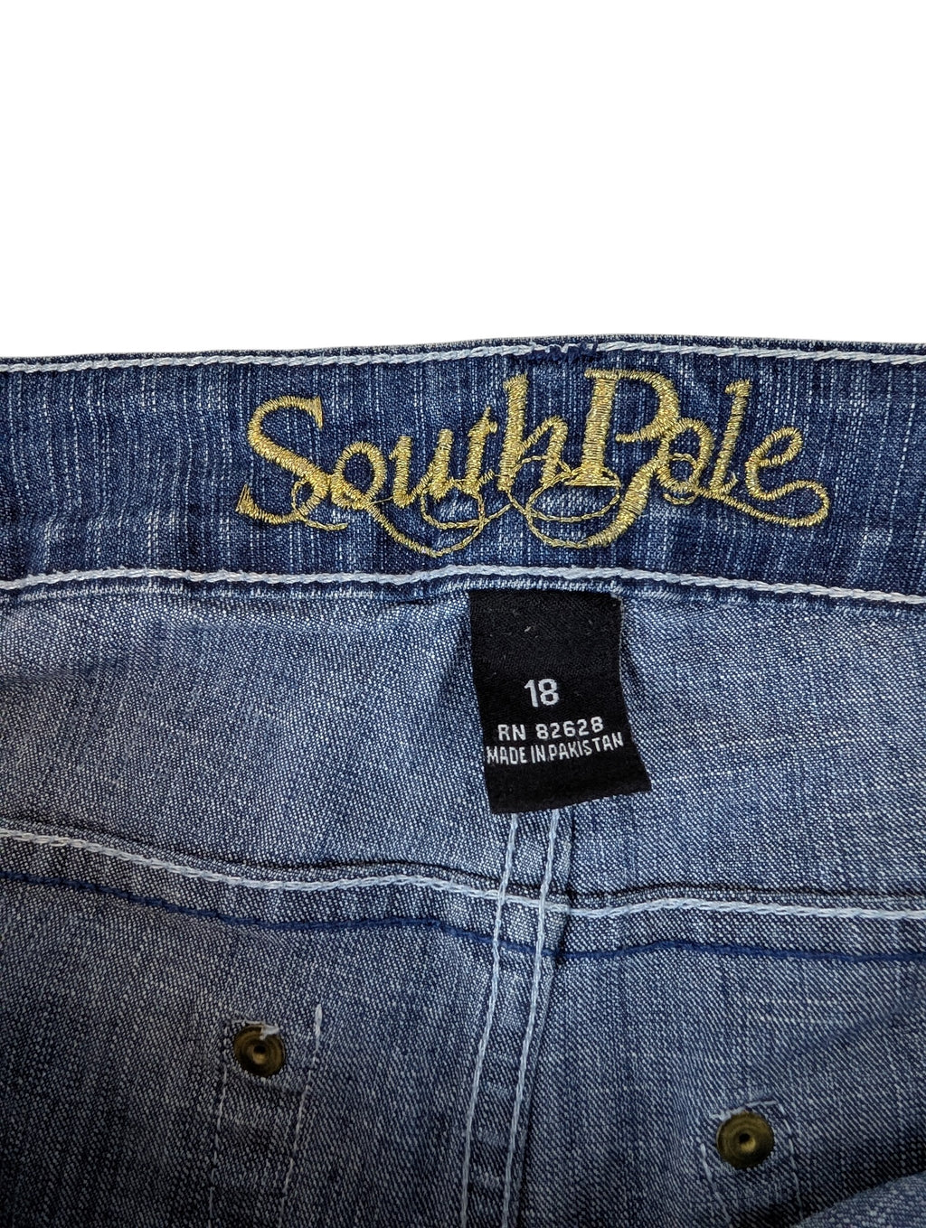 Southpole Y2K flared bootcut dzwony poszerzane spodnie jeansowe jeansy