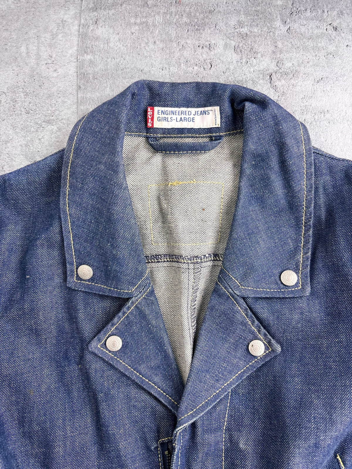 Ultra Rare Levi’s Engineered Denim Jean Trench Coach Płaszcz Jeansowy Vintage 2002 y2k