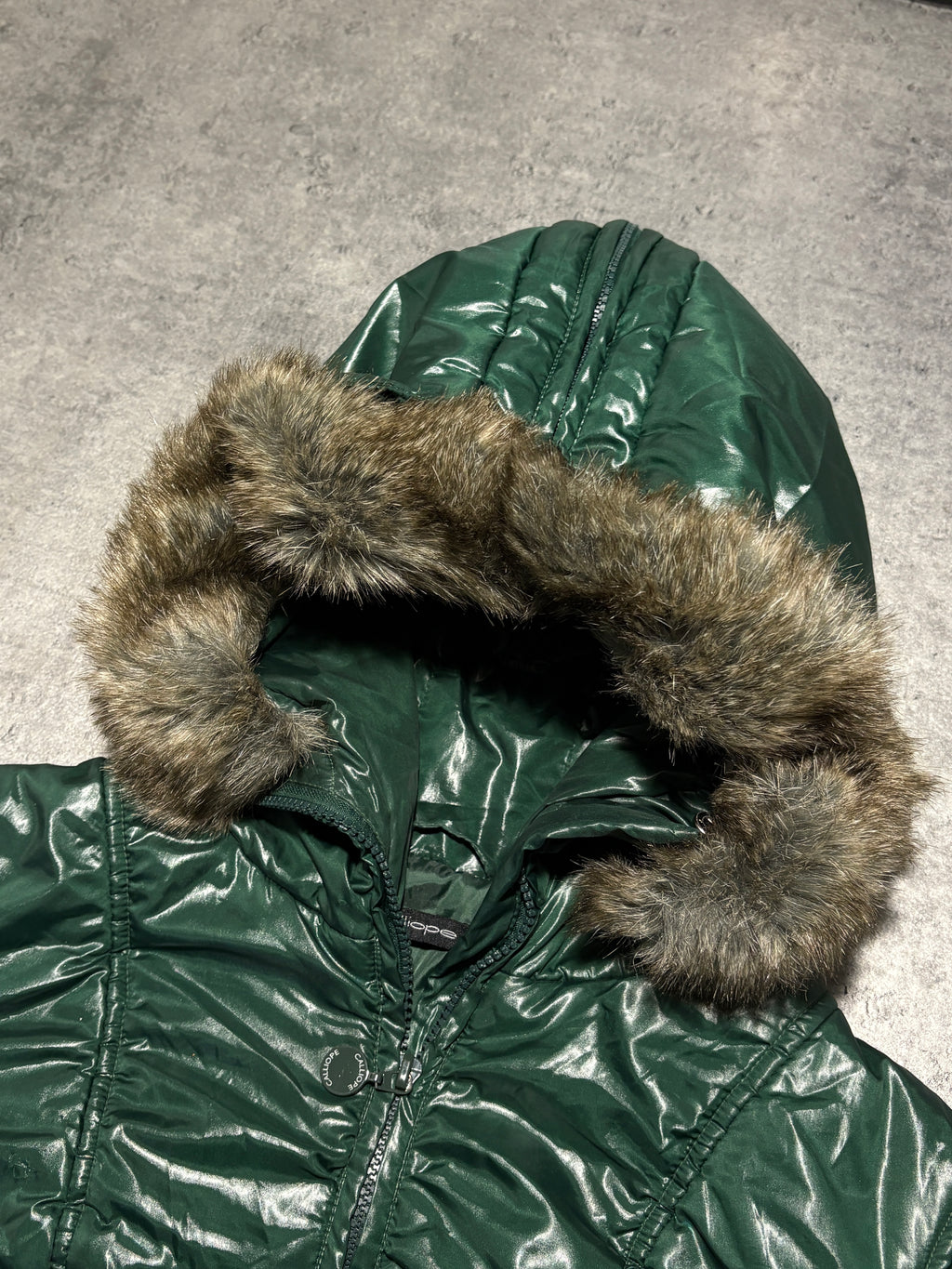 2000s Fur Jacket Futerko avant garde y2k