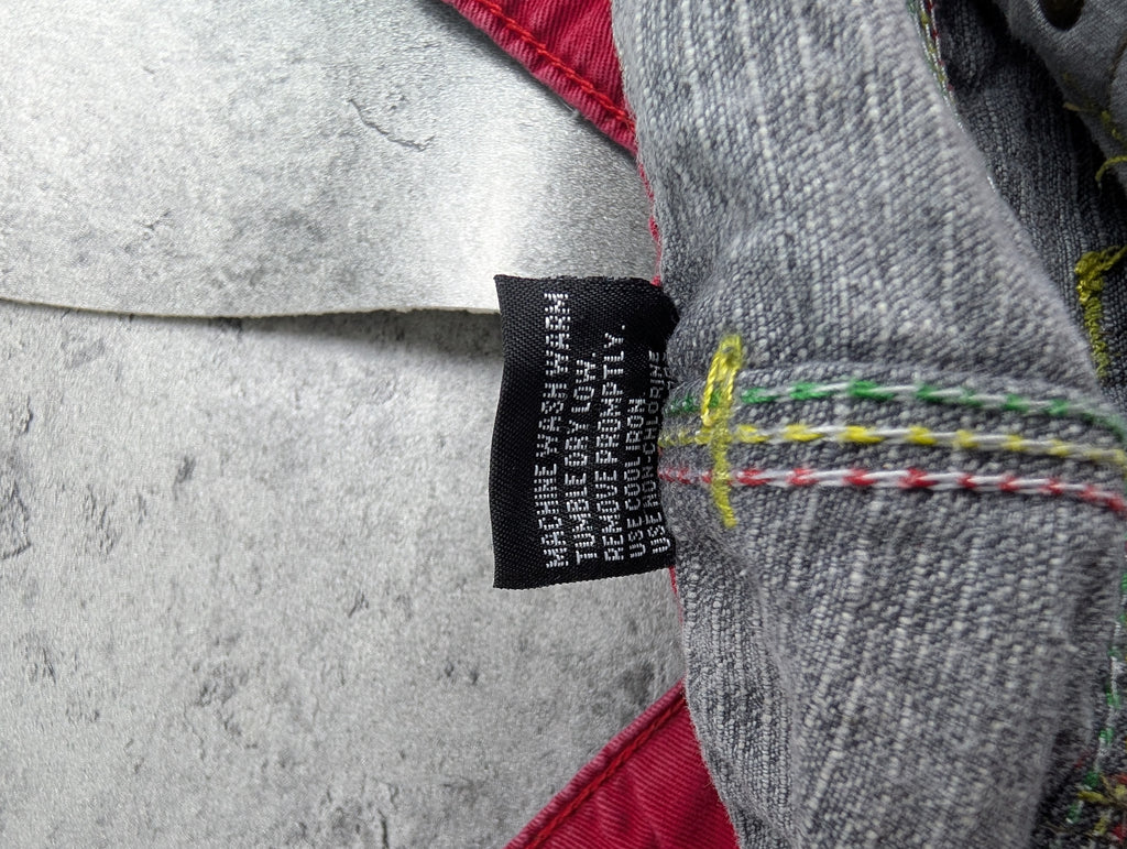 Raw Blue Vintage Baggy Reggea Spodnie Jeansowe Jeans