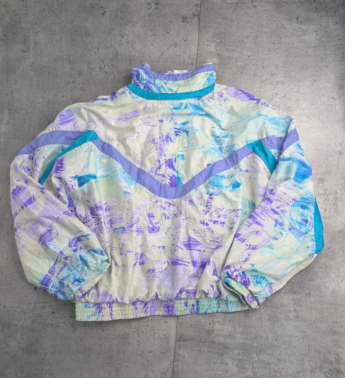 90s Adidas Mixed Colors Pallet Vintage Windbreaker ZIP UP Jacket