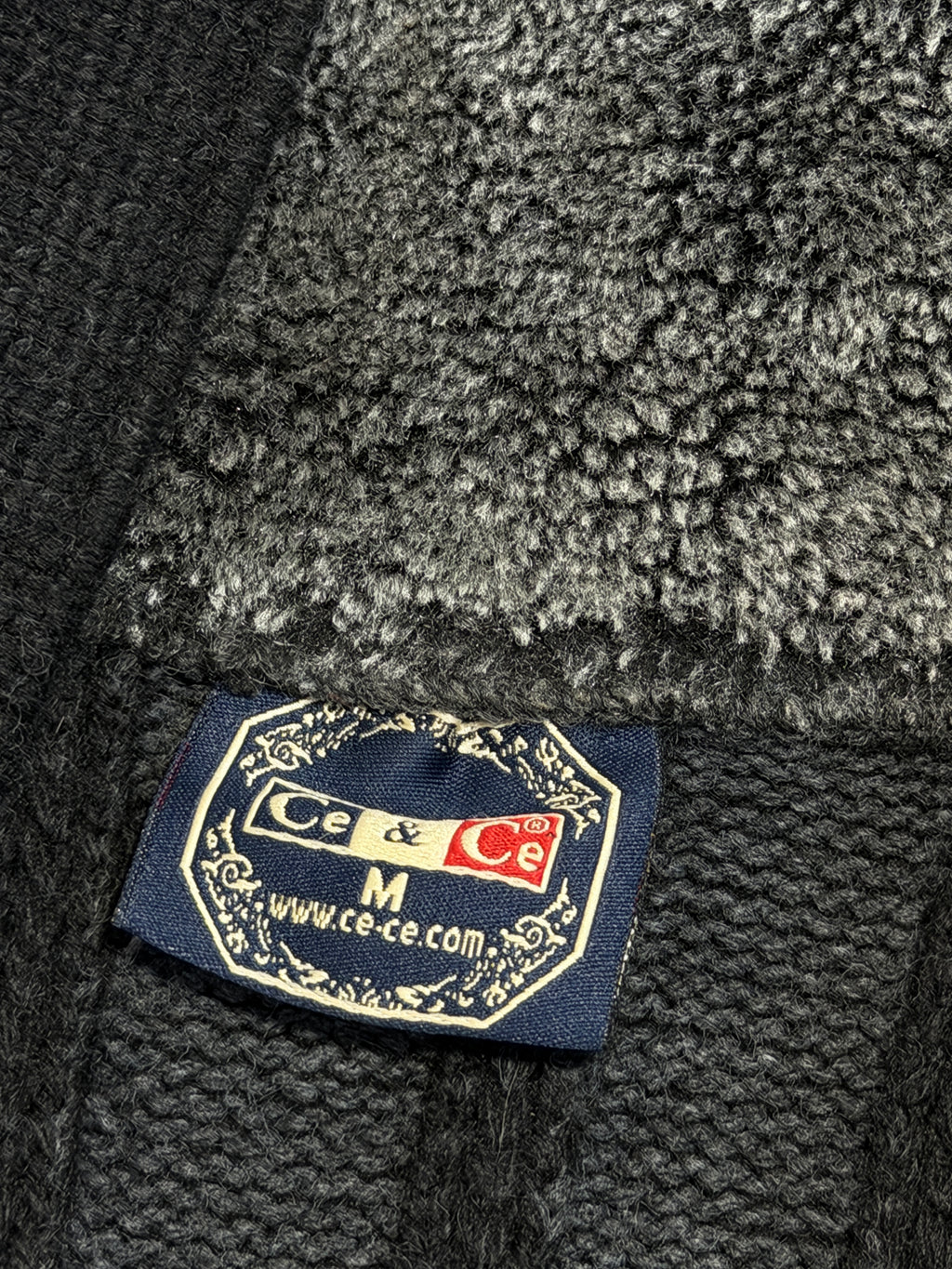 2000s Knit washed avantgarde sweter vintage unique