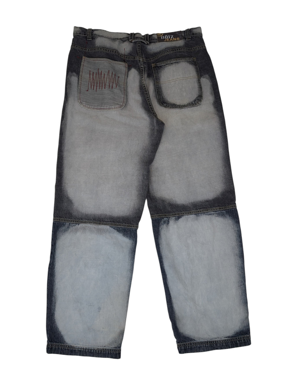 Vintage Spodnie Baggy Szerokie Faded Noiz Jeans Jeansy hip-hop rap y2k