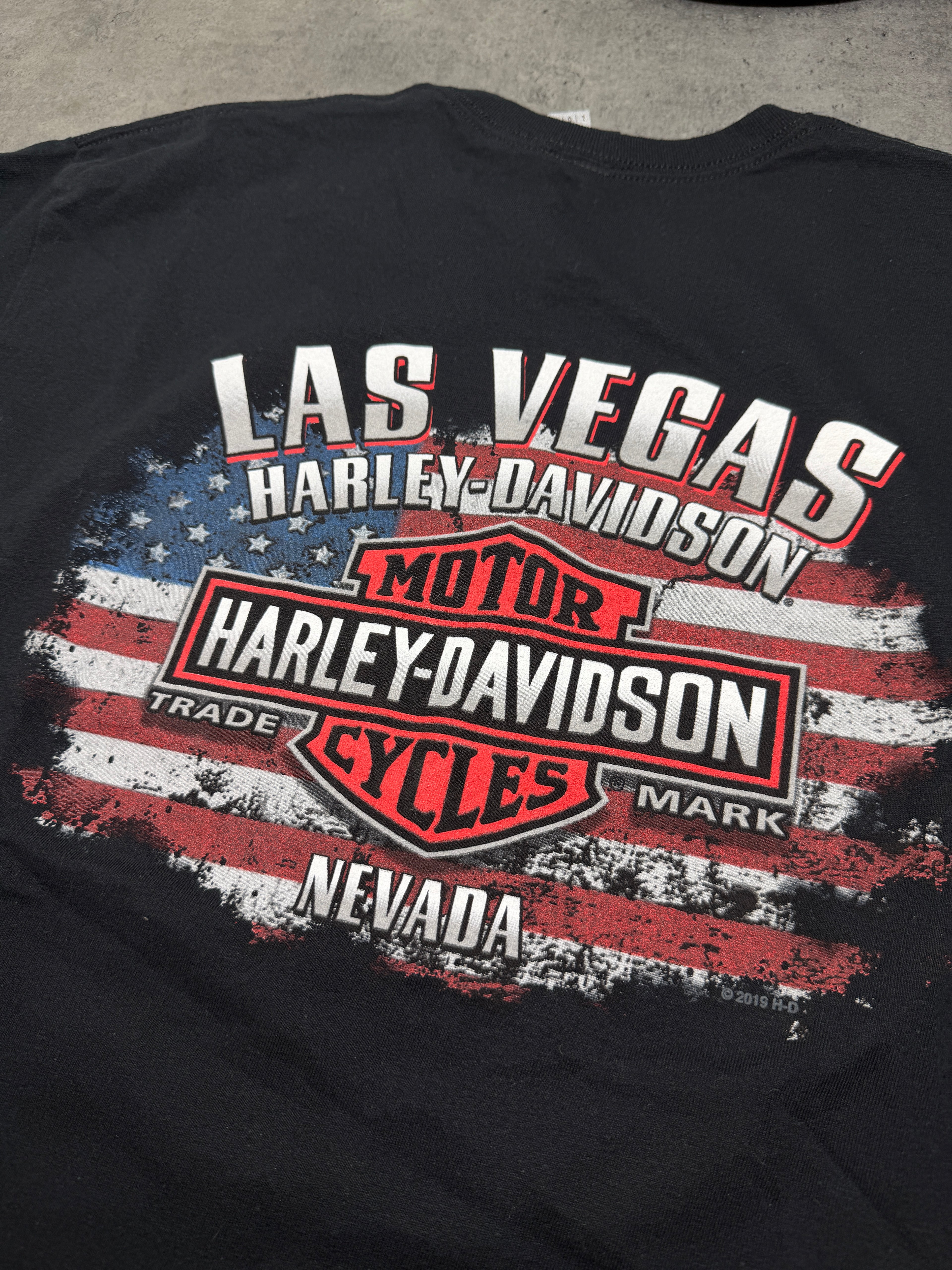 Harley Davidson T-shirt rare 2000s Las Vegas Nevada