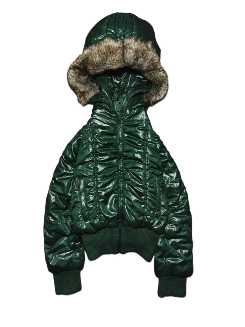 2000s Fur Jacket Futerko avant garde y2k