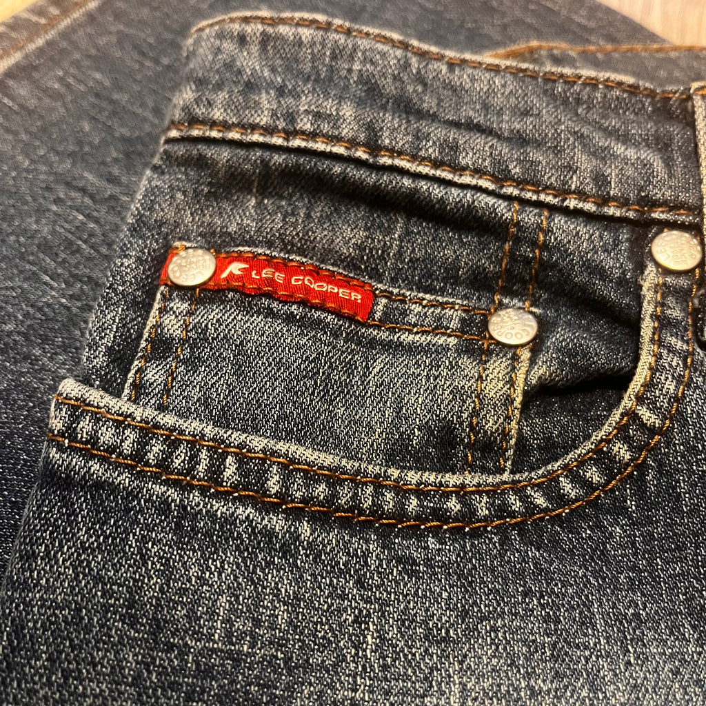 Lee Cooper Flare washed Jeans dzwony 90s style