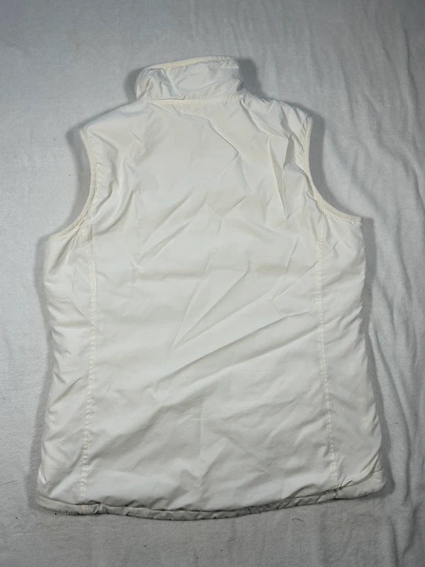 white fur vest polar reversible Glenmuir - damski bezrękawnik dwustronny