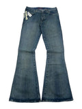 Y2k denim flared blue jeans low rise Killah BaBe by Miss Sixty new with tags - dzwony z metką