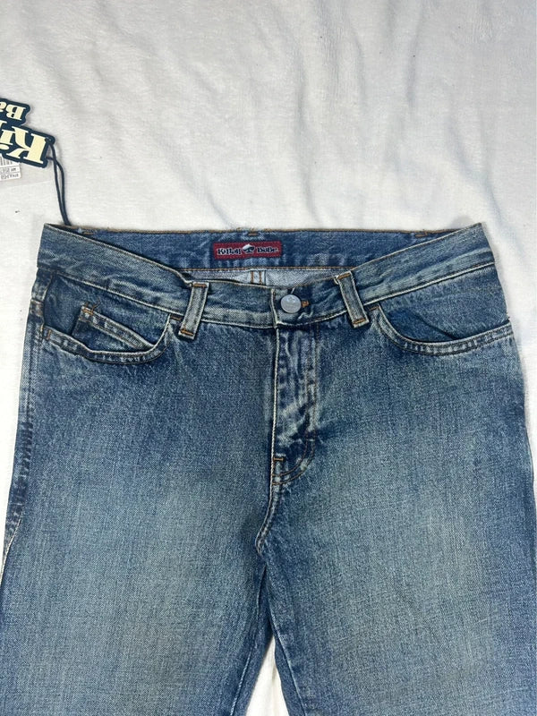 Y2k denim flared blue jeans low rise Killah BaBe by Miss Sixty new with tags - dzwony z metką