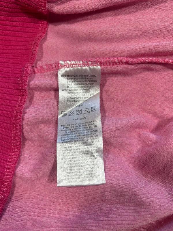 Y2k swag neon pink hoodie zip up velour woman - bluza zip z kapturem
