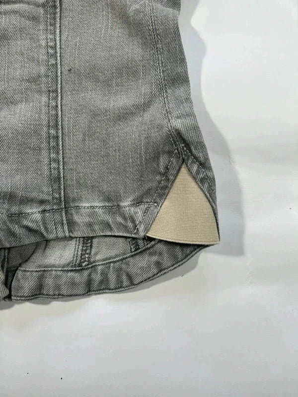 Y2k grey denim crop top Miss Sixty new with tags