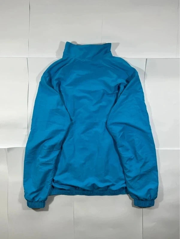 Y2k vintage sky blue windbreaker zip up puma - błękitna wiatrówka