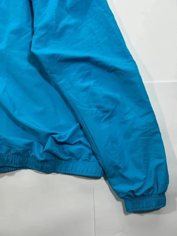 Y2k vintage sky blue windbreaker zip up puma - błękitna wiatrówka