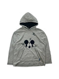 Disney Mickey Mouse grey embroider hoodie vintage - lekka bluza z Myszką Mickey