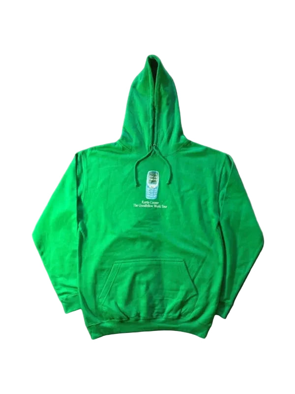 Boxy hoodie zielona bluza Kurtis Conner unikat