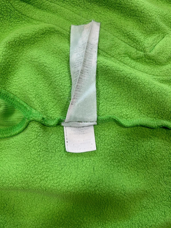 Vintage Puma Zip-up Hoodie | Neon Lime Green