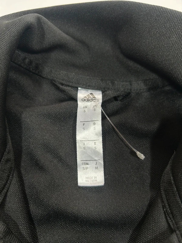 Adidas zip-up czarna bluza sportowa • blokecore • retro • streetwear climalite