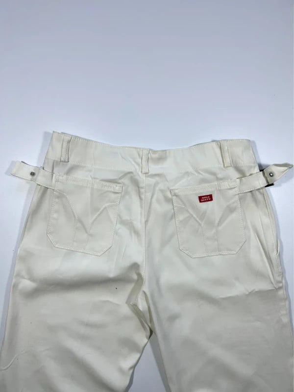 Vintage elegant white flared pants new with tags by Miss Sixty rare vintage