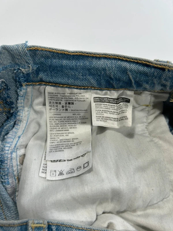 Jasne jeansy Levi's Ribcage Straight 25 levis premium