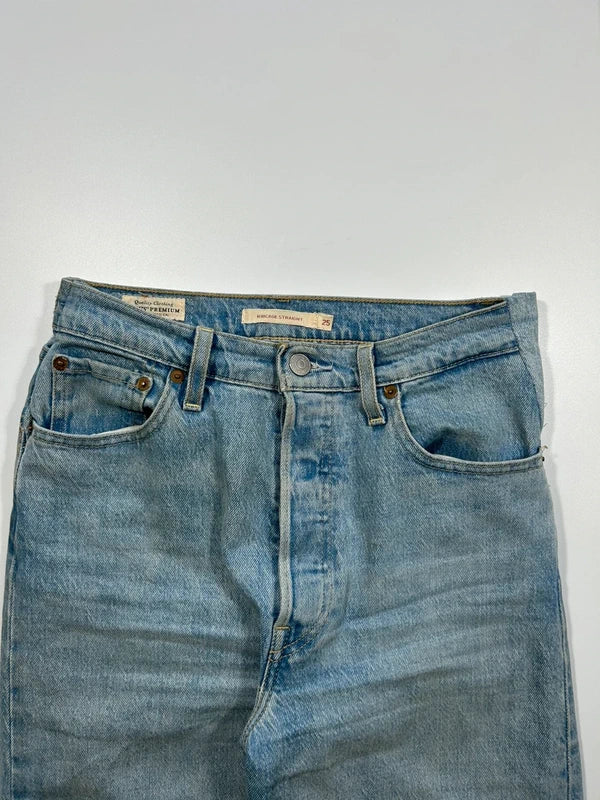 Jasne jeansy Levi's Ribcage Straight 25 levis premium