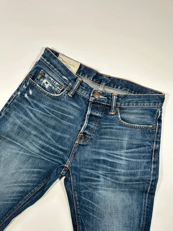 Jeansy Abercrombie & Fitch W31 L32 vintage faded grunge
