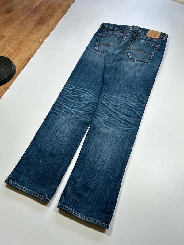 Jeansy Abercrombie & Fitch W31 L32 vintage faded grunge