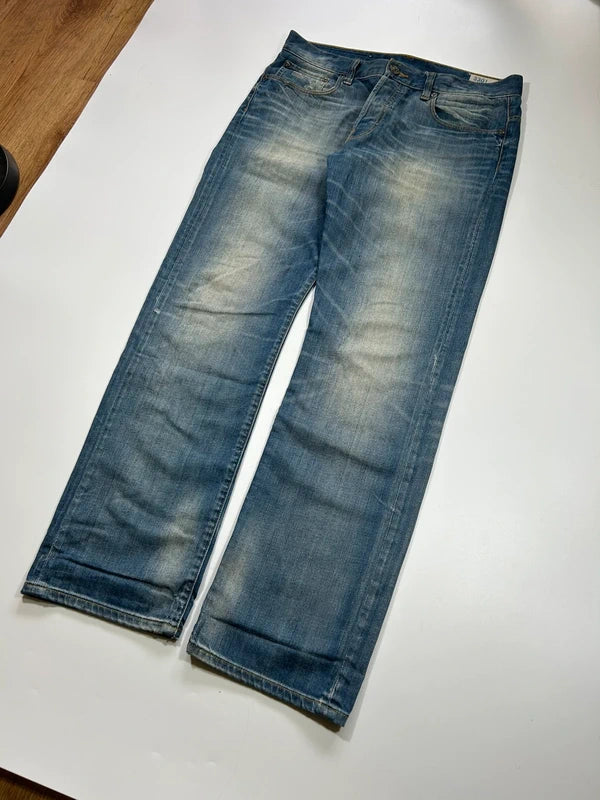 Spodnie jeansowe G-Star Raw 3301 niebieskie W32 L30