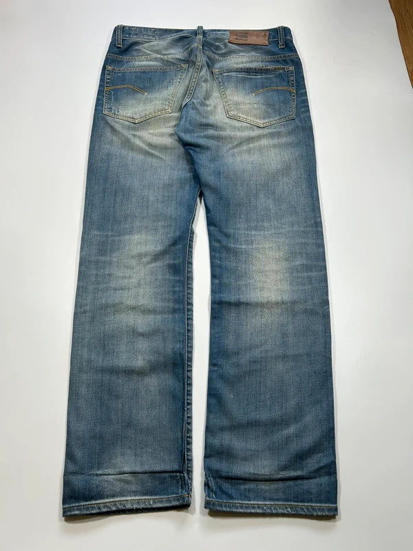 Spodnie jeansowe G-Star Raw 3301 niebieskie W32 L30