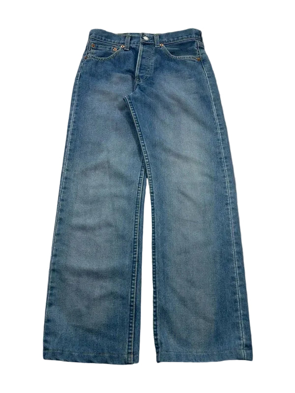 Vintage Levi Straus&CO jeans levis 501 bootcut blue denim W28 L34 uniqur
