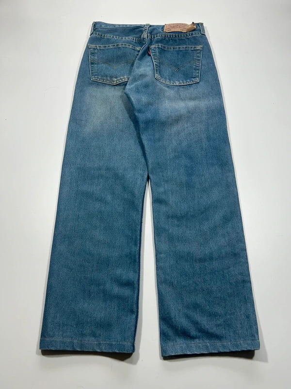 Vintage Levi Straus&CO jeans levis 501 bootcut blue denim W28 L34 uniqur