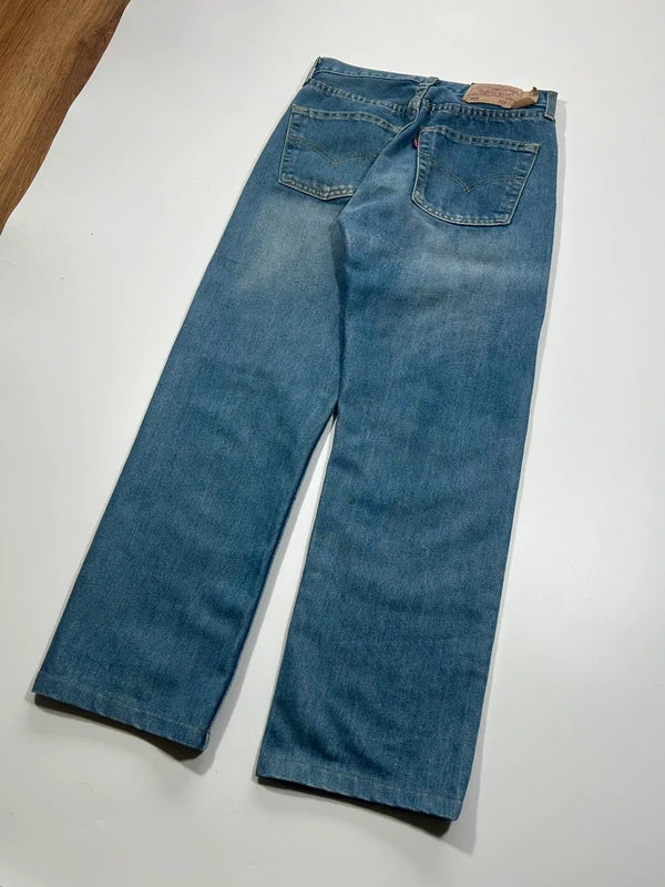 Vintage Levi Straus&CO jeans levis 501 bootcut blue denim W28 L34 uniqur