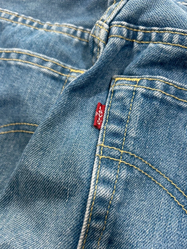 Vintage Levi Straus&CO jeans levis 501 bootcut blue denim W28 L34 uniqur