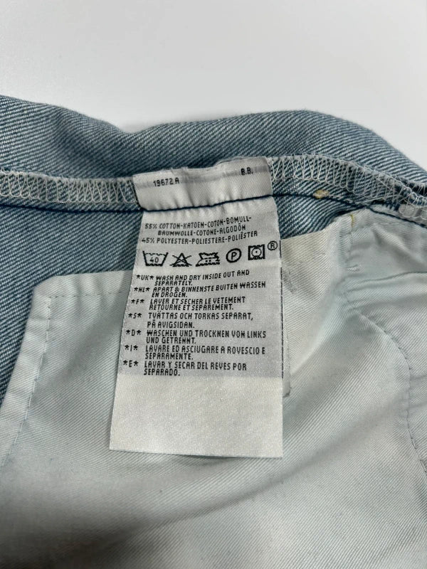Vintage Levi Straus&CO jeans levis 501 bootcut blue denim W28 L34 uniqur