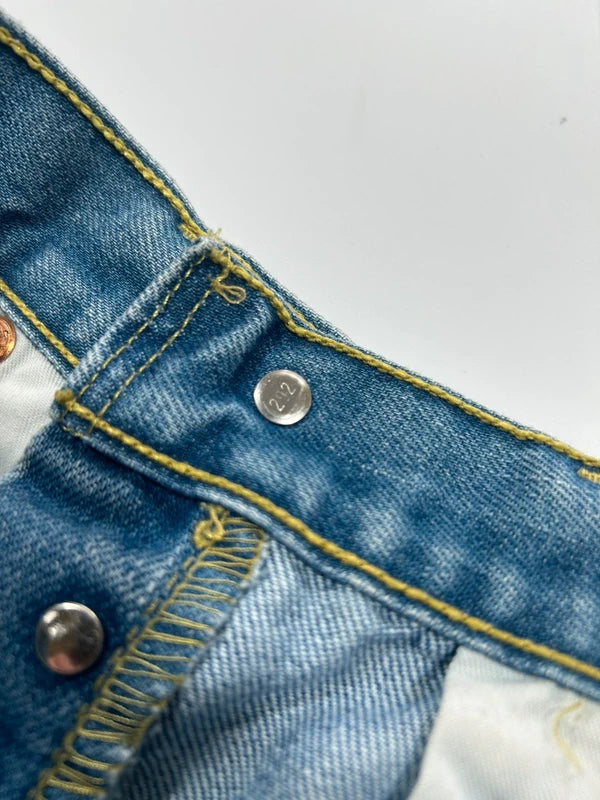 Vintage Levi Straus&CO jeans levis 501 bootcut blue denim W28 L34 uniqur