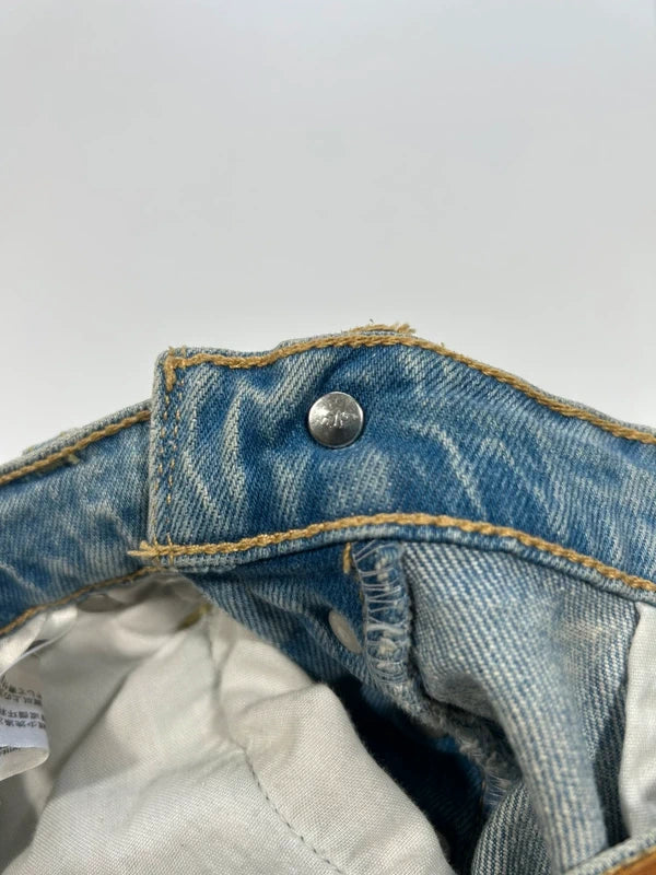 Vintage Levi Straus&CO jeans ribcage straight W25 L27 light blue denim high rise mom jeans