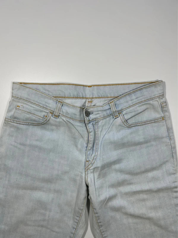 Y2k Levi’s 544 bootcut 2001 flared jeans low rise white denim vintage rare unique