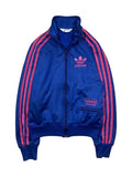 Y2k adidas zip up 2010 chile 62 navy blue with pink three stripes archive unique