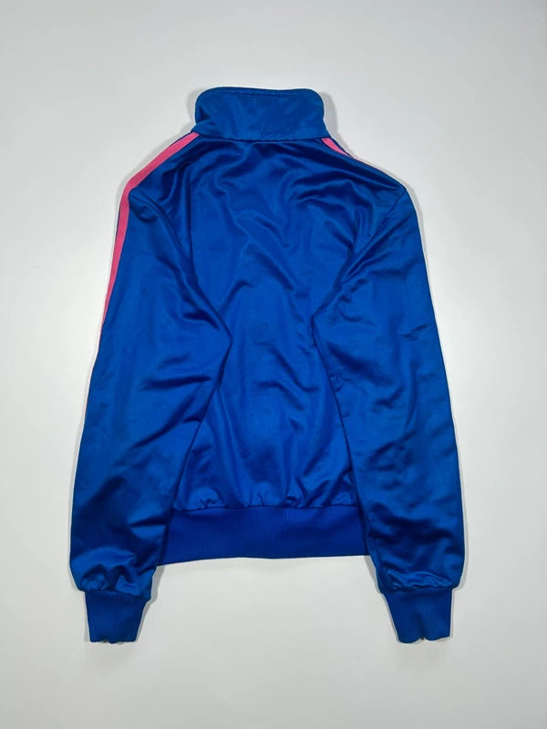 Y2k adidas zip up 2010 chile 62 navy blue with pink three stripes archive unique