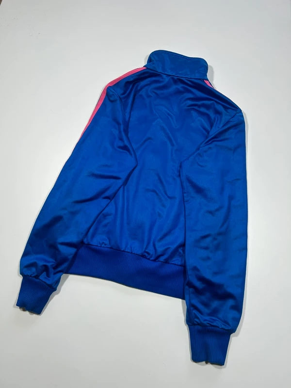 Y2k adidas zip up 2010 chile 62 navy blue with pink three stripes archive unique